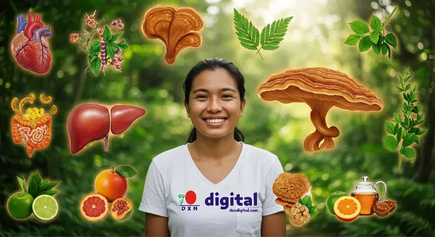 como funciona el ganoderma lucidum dxn digital
